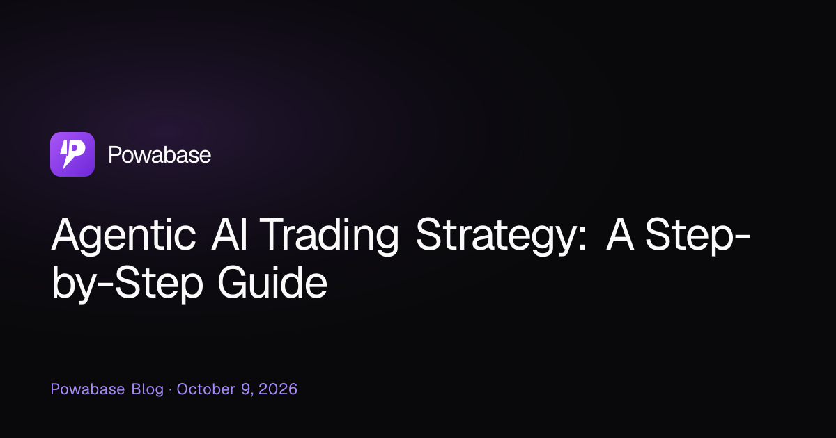 Agentic AI Trading Strategy: A Step-by-Step Guide